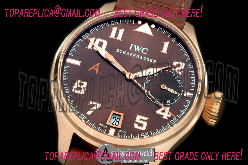 IWC Big Pilot St Ex RG/LE Brown Asia Auto 25J