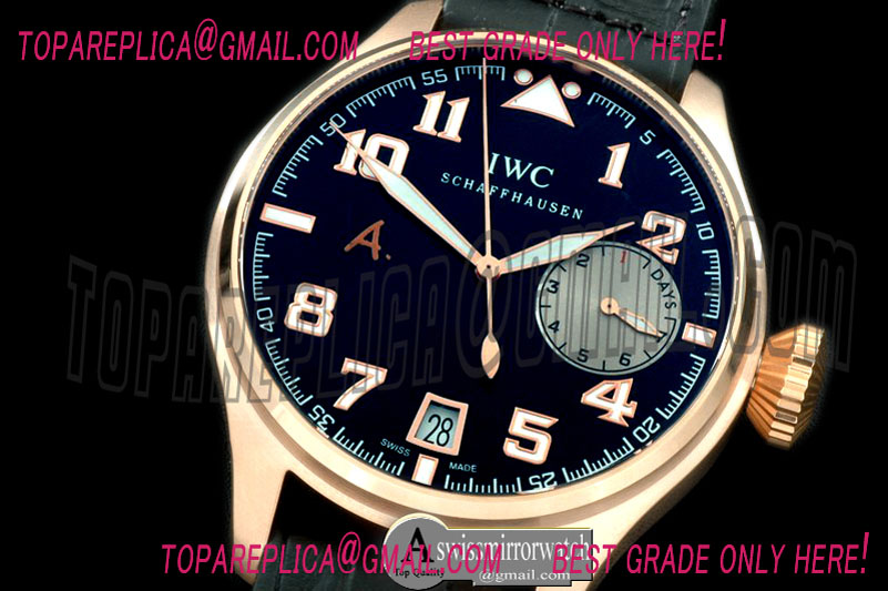 IWC Big Pilot St Ex RG/LE Black Asia Auto 25J