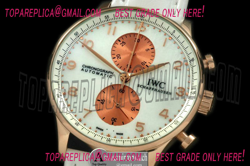 IWC Portuguese Chrono RG/LE MOP White Jap OS20