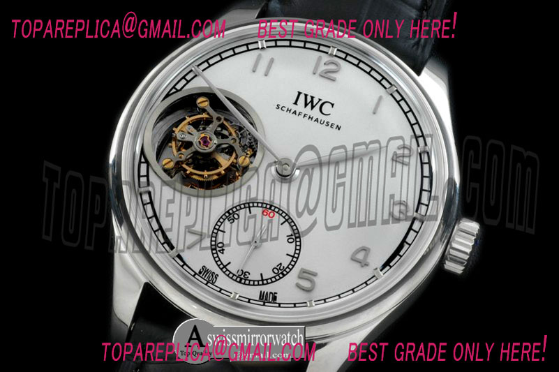 IWC Portugese FA Jones Tourbillon SS/LE White Tourbillon