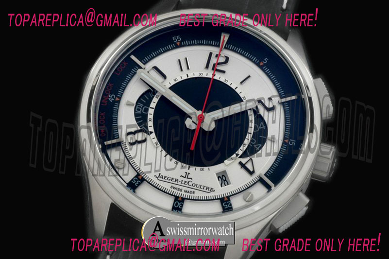 Jaeger-LeCoultre Master Compressor Chron SS/LE White Jap OS Chrono Quartz
