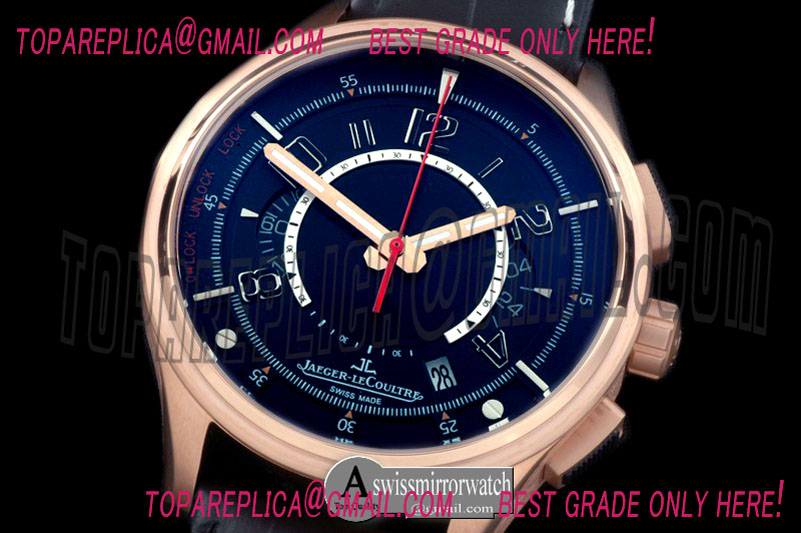 Jaeger-LeCoultre Master Compressor Chrono RG/LE Black Jap OS Chrono Quart