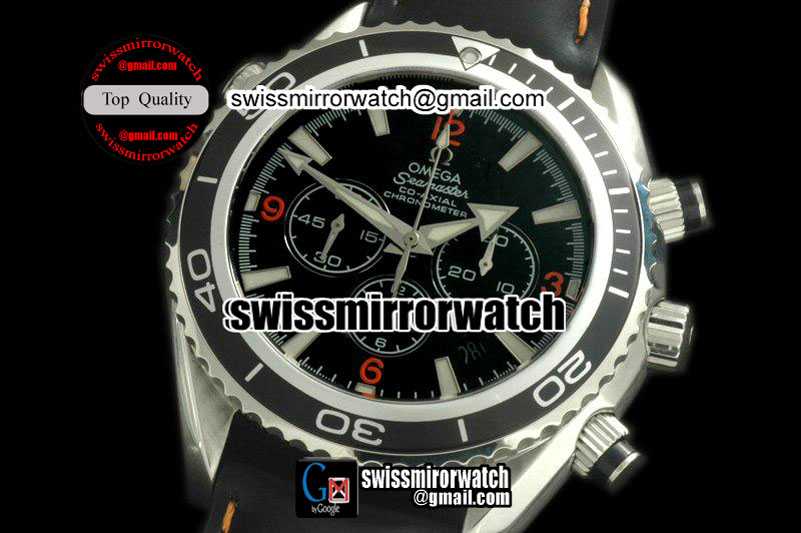Omega Planet Ocean 45.5 Chrono SS/LE Black 7750