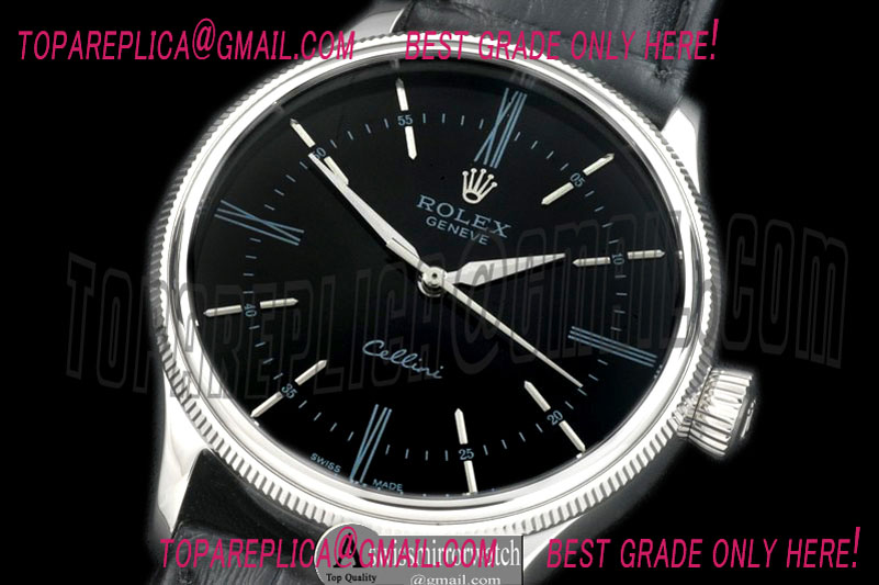 Rolex 2014 Cellini Time SS/LE Black Asia 2824