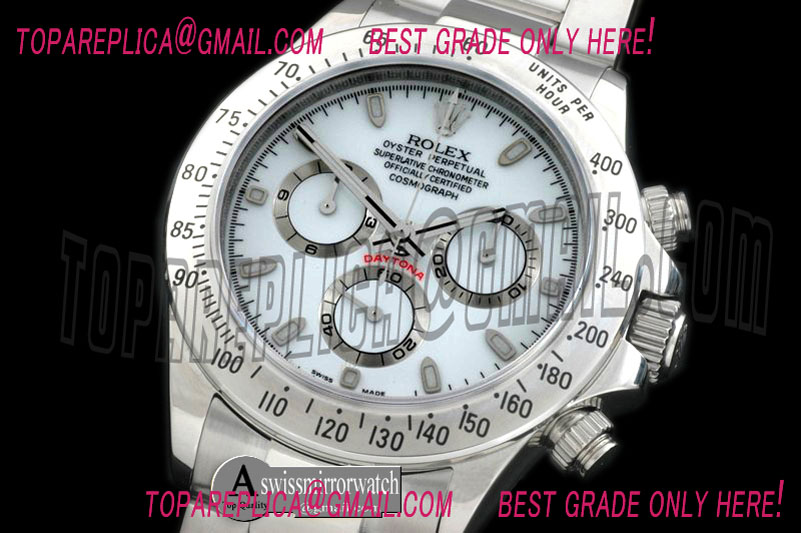 Rolex Daytona 116520 SS/SS White Stick A-7750 Sec@6