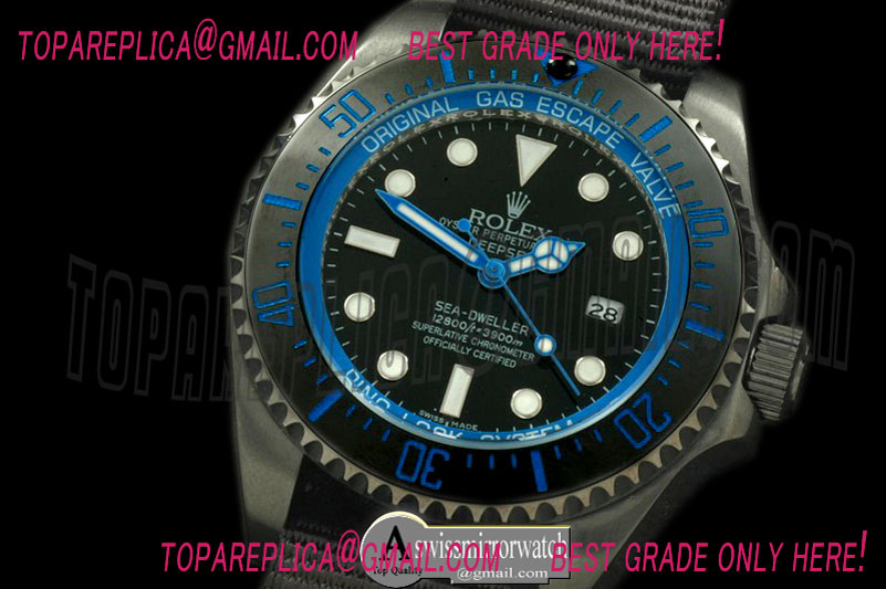 Rolex DeepSea Watch What if Edition PVD Blk/Blue A2813