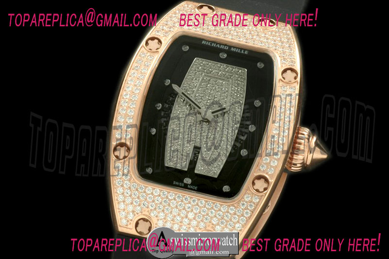 Richard Mille RM007 SS/RU Diam Asian 21J Decorated