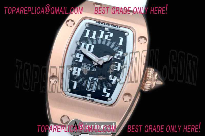Richard Mille RM 007 RG/RU Black/White Asian 21J Decorated