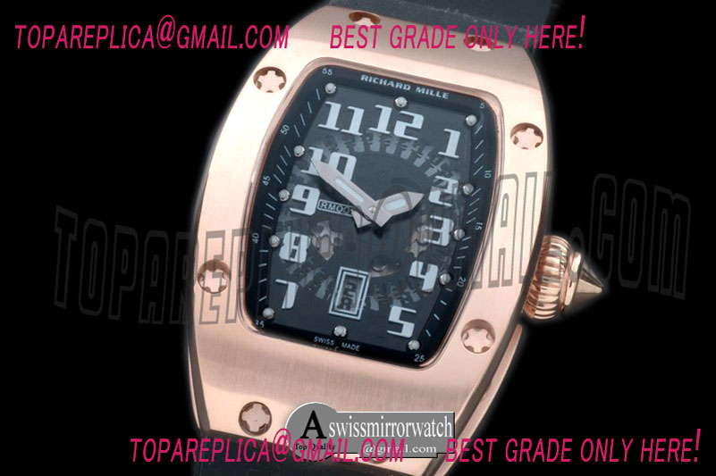 Richard Mille RM 007 RG/RU Black/Black Asian 21J Decorated