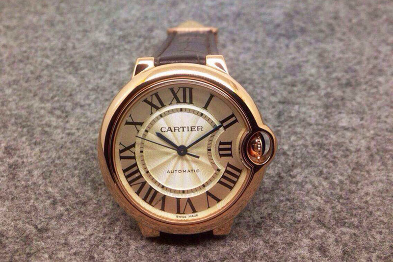 Ballon de Cartier 36mm 1:1 JF Watches Rose Gold Asian 2688
