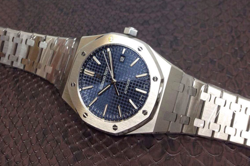 Audemars Piguet Royal Oak 41mm 15400 1:1 Best Edition Blue Dial on SS Bracelet MIYOTA9015
