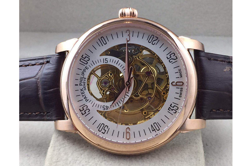Patek Philippe Calastrava Skeleton RG/LE White A2824