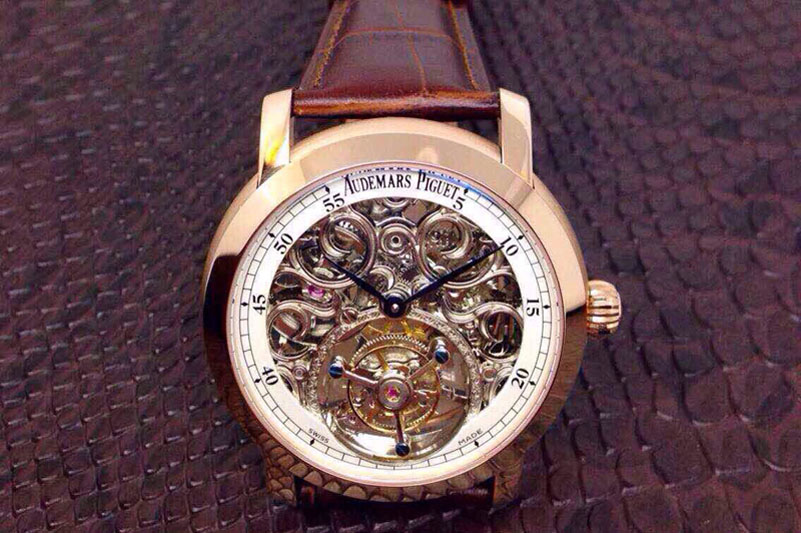 Audemars Piguet Jules Audemars Skeleton Tourbillon RG/LE White Tourbillon