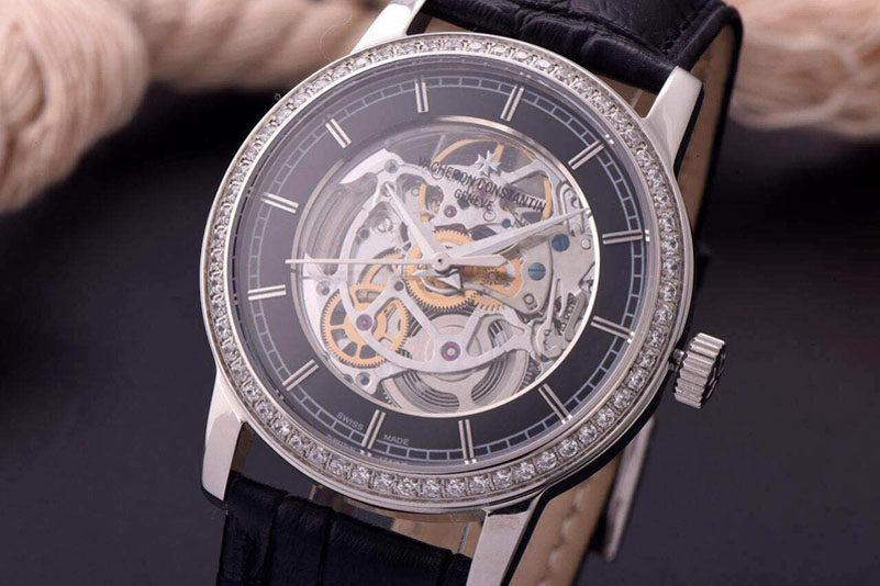 Vacheron Constantin Patrimony Skeleton SS/LE Asian 2824 Black dial