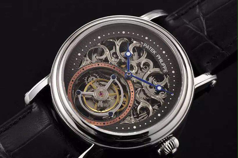 Patek Philippe Skeleton Tourbillon SS/LE Black Dial