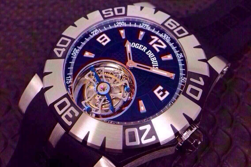 Roger Dubuis Chronoexcel Tourbillon SS/RU Black Flying Tourbillon