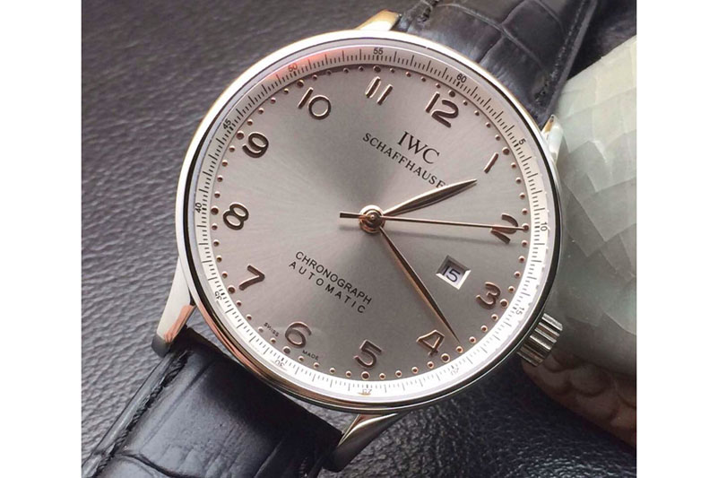 IWC Portuguese 1:1 Best Edtion 89000 Movement SS/LE Grey Dial