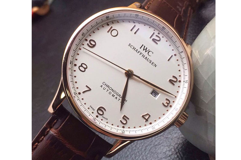 IWC Portuguese 1:1 Best Edtion 89000 Movement RG/LE White Dial