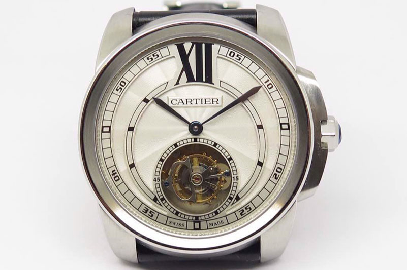 Cartier Calibre de Cartier Tourbillon SS/LE White Flying Tourbillon