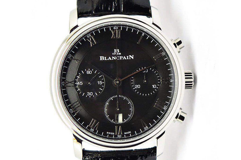 Blancpain SS/LE Asian 7750 Black dial