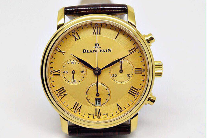 Blancpain RG/LE Asian 7750 Gold dial
