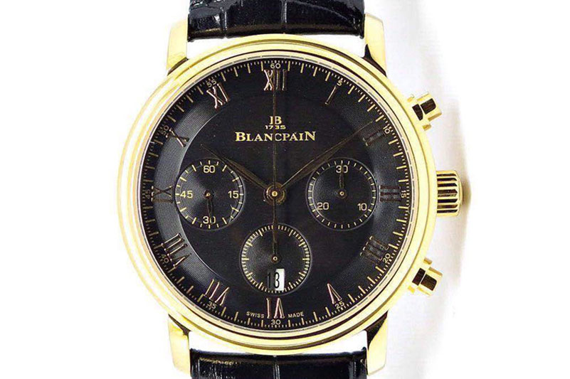 Blancpain RG/LE Asian 7750 Black dial
