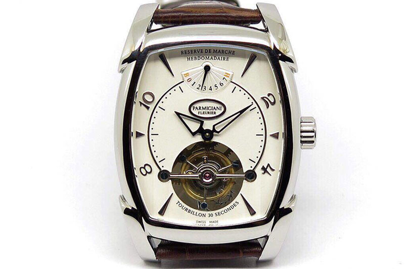 Parmigiani Fleurier Forma XL Hebdomadarie Tourbillon SS/LE Wht Tourbillon