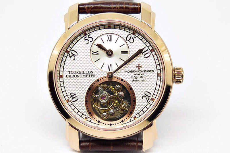 Vacheron Constantin Malte Tourbillon RG Silver Replica Watches