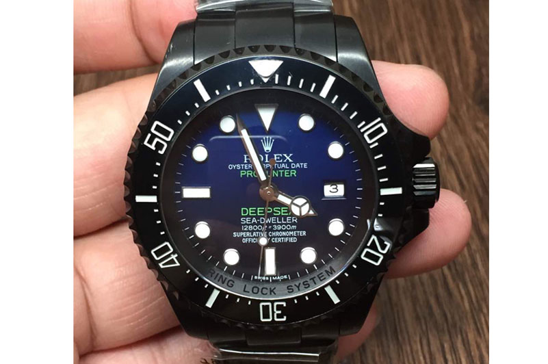 Rolex Sea-Dweller PVD DEEPSEA 116660 "D-BLUE" 1:1 Noob Best Edition A2836 V2