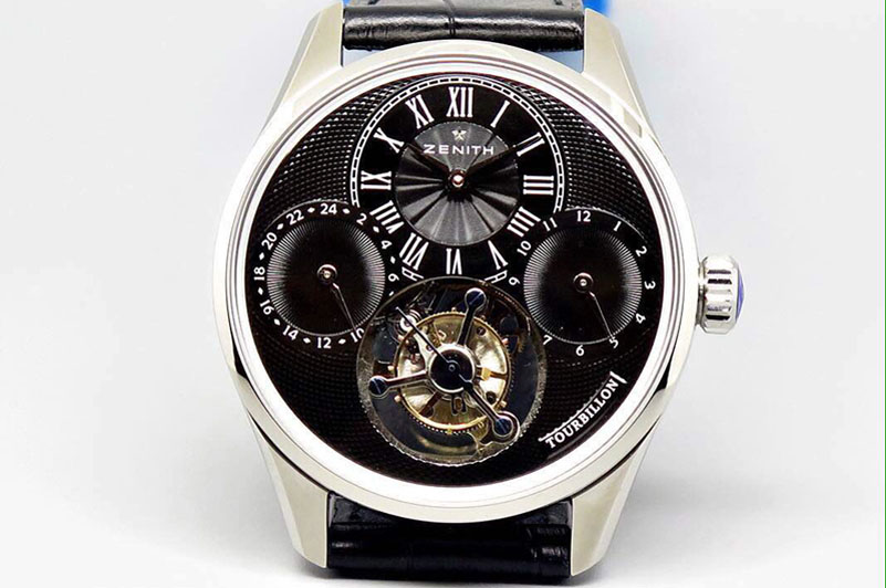 Zenith EP Calender Tourbillon SS/LE Black Fly Tourbillon
