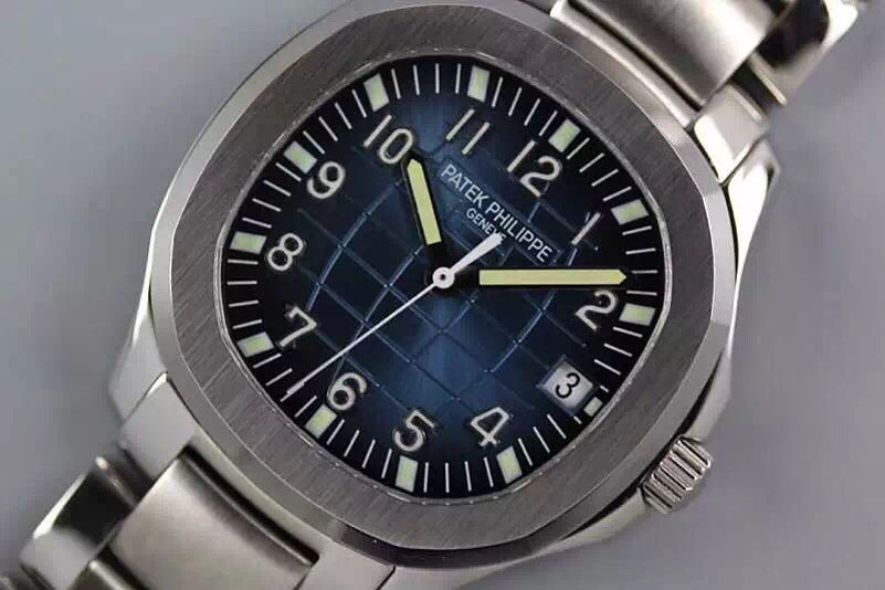 Patek Philippe Aquanaut Jumbo V4 SS Blue Dial on Bracelet 1:1 Best Edition A2824