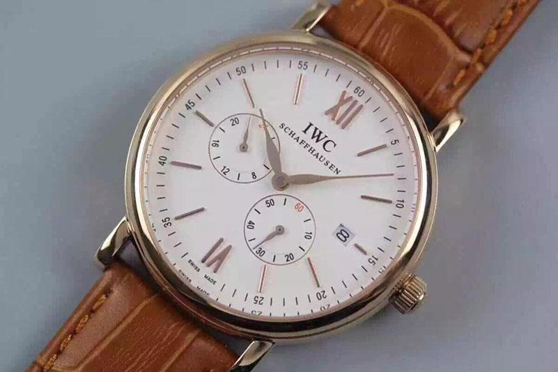 IWC Portofino Automatic RG/LE White Dial MIYOTA 8219