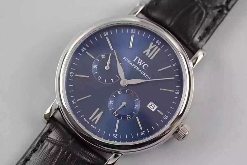 IWC Portofino Automatic SS/LE Blue Dial MIYOTA 8219