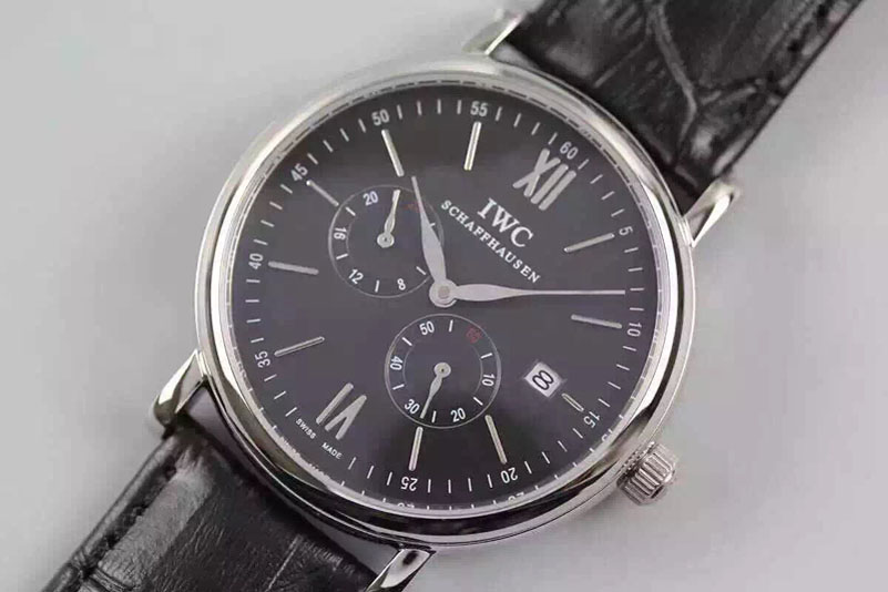 IWC Portofino Automatic SS/LE Black Dial MIYOTA 8219