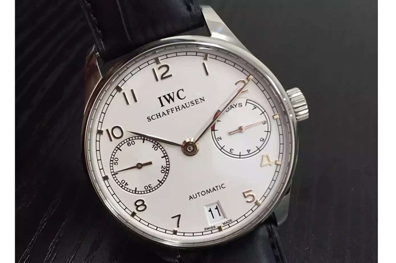 IWC Portuguese Real power reserve IW500704 1:1 Best Edition on Black Leather Strap A52010