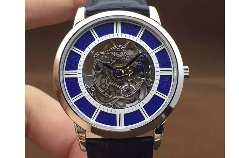 Jaeger-LeCoultre Skeleton SS/LE Blue A2824