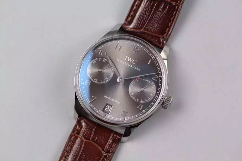 IWC Portuguese Real PR IW500106 ZF 1:1 Best Edition on Brown Leather Strap A52010