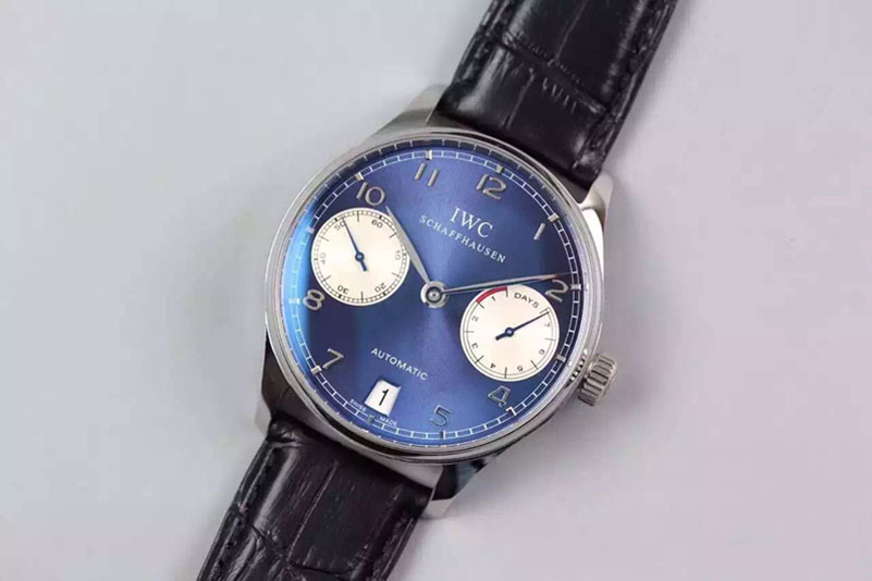 IWC Portuguese Real PR IW500112 ZF 1:1 Laureus Edition on Black Leather Strap A52010