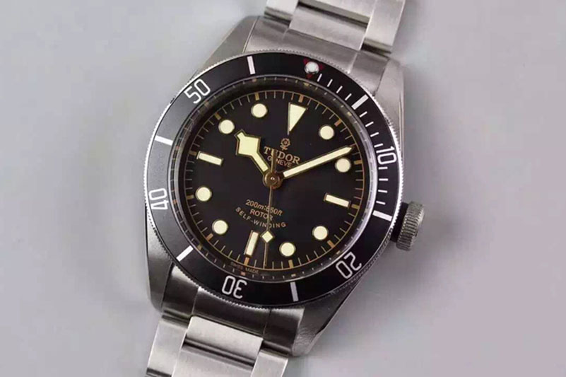 Tudor Heritage Black Bay Black ZF 1:1 Best Edition on SS Bracelet A2824 (Free Leather Strap)