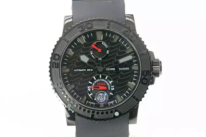Ulysse Nardin 263-92-3C Maxi Marine Diver PVD/Rubber Black Sea A-23J