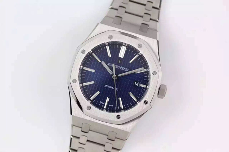 Audemars Piguet Royal Oak 41mm 15400 SS JF 1:1 Best Edition Blue Dial on SS Bracelet A3120