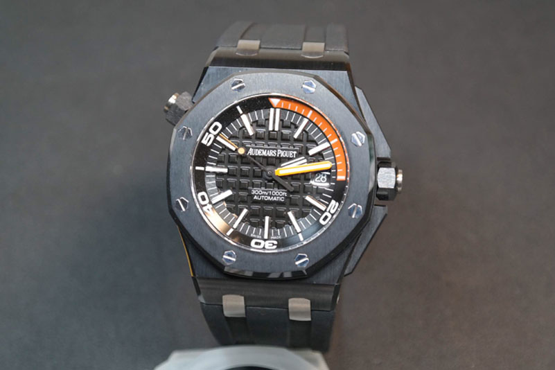Audemars Piguet Royal Oak Offshore Diver Real Ceramic Noob Best Edition on Rubber Strap A3120