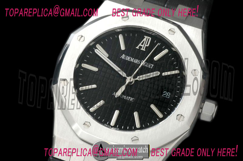 Audemars Piguet Royal Oak Jumbo Auto SS/LE Black A-2824-2