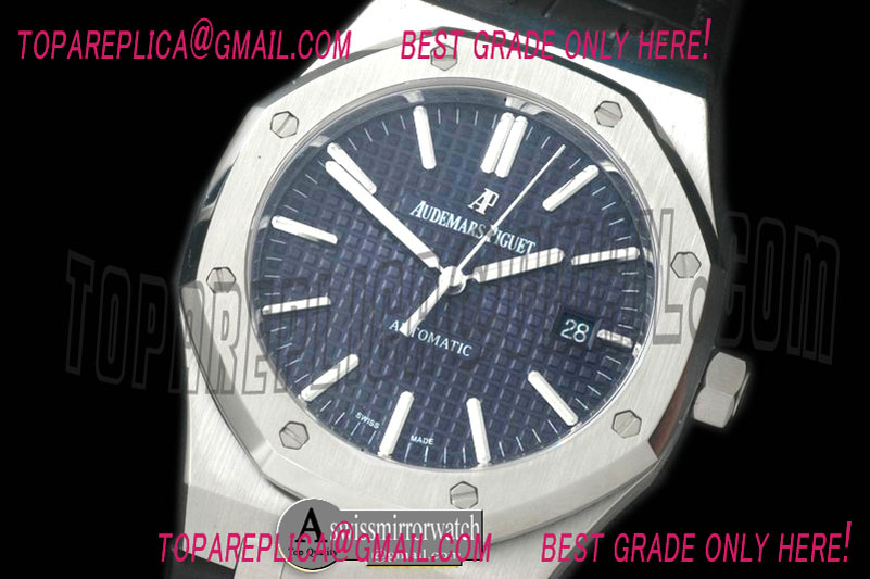 Audemars Piguet Royal Oak 15400 SS/LE Blue Jap M 9015