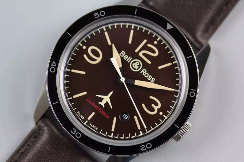 Bell&Ross Falcon SS/LE Brown Miyota 9015 Automatic Movement