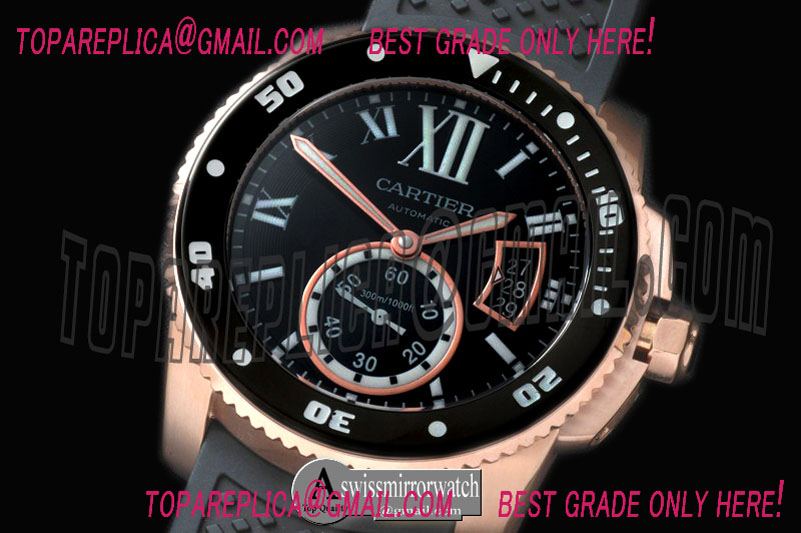Calibre de Cartier Diver RG/RU Asian 2836