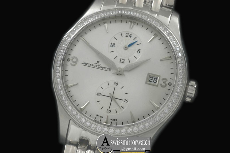 Jaeger-LeCoultre Master Duo Time SS/SS White Asian 2824