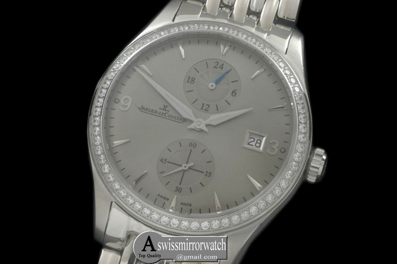 Jaeger-LeCoultre Master Duo Time SS/SS Grey Asian 2824