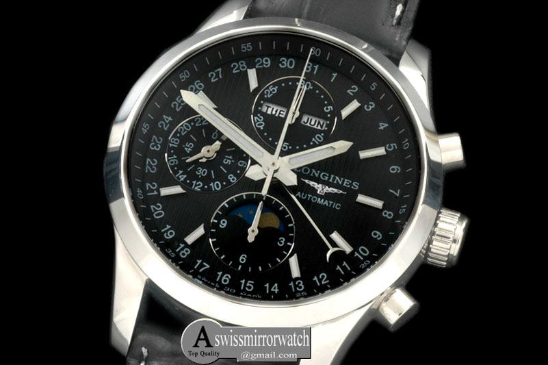 Longines Master Chrono/Calender SS/LE Black Asia 7751