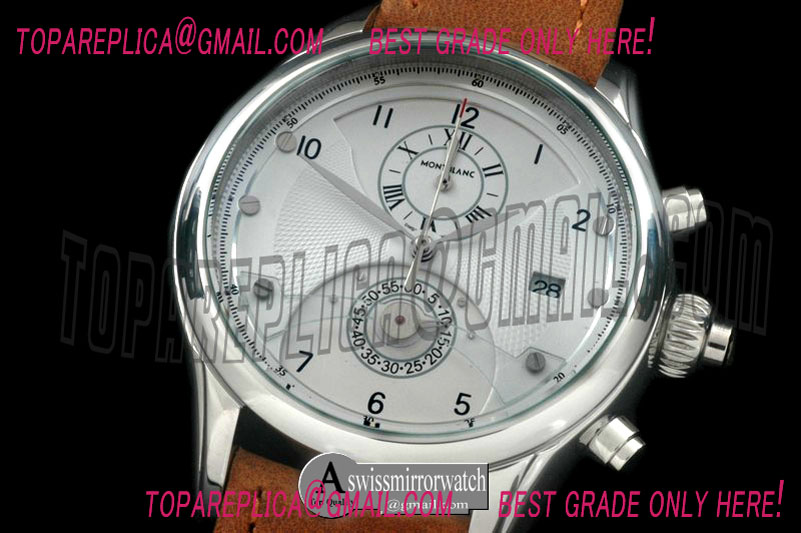Montblanc Star Chrono SS/LE White Jap Qtz 0S20